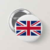 Flagge des Vereinigten Königreichs Button (Vorne & Hinten)