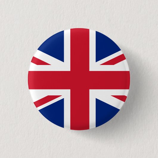 Flagge des Vereinigten Königreichs Button (Vorderseite)