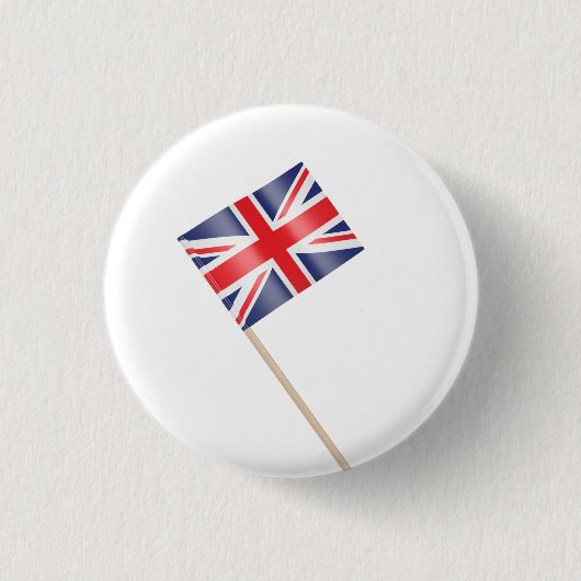 Flagge des Vereinigten Königreichs Button (Vorderseite)