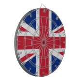Flagge des Vereinigten Königreichs Dartscheibe (Vorderseite Links)