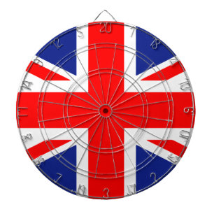 Flagge des Vereinigten Königreichs Dartscheibe