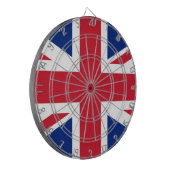 Flagge des Vereinigten Königreichs Dartscheibe (Vorderseite Links)