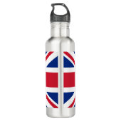 Flagge des Vereinigten Königreichs Edelstahlflasche (Rückseite)