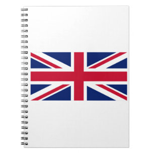 Flagge des Vereinigten Königreichs-England-Union J Notizblock
