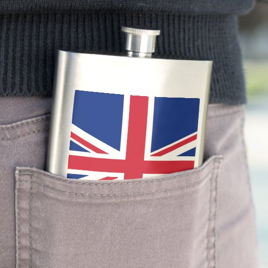 Flagge des Vereinigten Königreichs Flachmann (Beispiel)