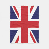 Flagge des Vereinigten Königreichs Fleecedecke (Vorderseite)