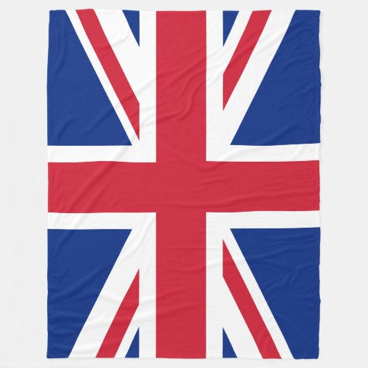 Flagge des Vereinigten Königreichs Fleecedecke (Vorderseite)