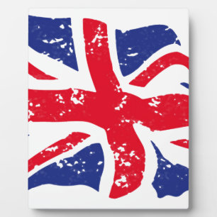 Flagge des Vereinigten Königreichs Fotoplatte