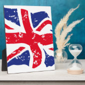 Flagge des Vereinigten Königreichs Fotoplatte (Seite)