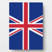 Flagge des Vereinigten Königreichs Fotoplatte (Vorderseite)