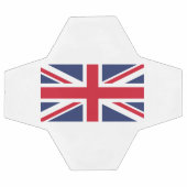 Flagge des Vereinigten Königreichs Fußball (Flach)