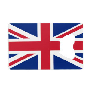 Flagge des Vereinigten Königreichs Geldbeutel Flaschenöffner