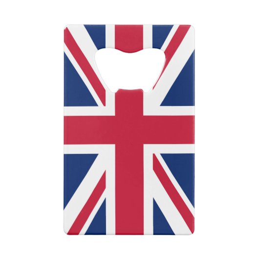 Flagge des Vereinigten Königreichs Geldbeutel Flaschenöffner (Rückseite)
