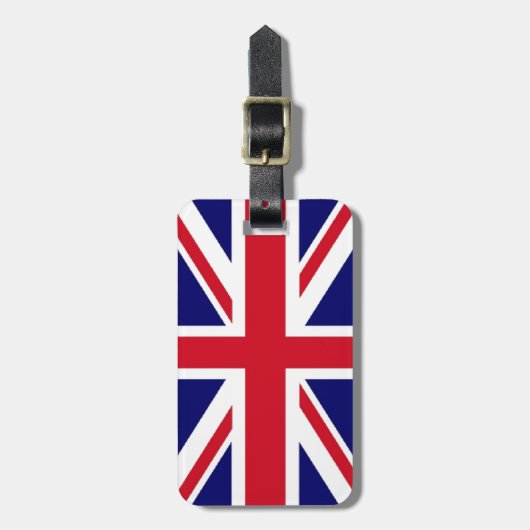 Flagge des Vereinigten Königreichs Gepäckanhänger (Vorderseite vertikal)