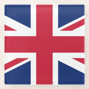 Flagge des Vereinigten Königreichs Glasuntersetzer