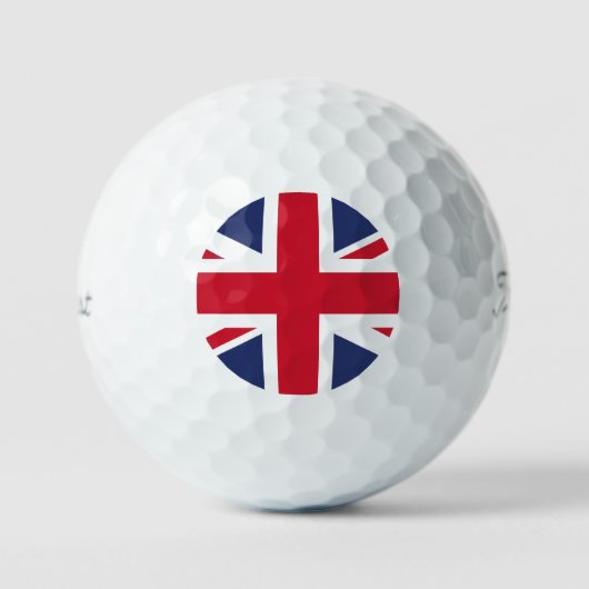 Flagge des Vereinigten Königreichs Golfball (Vorderseite)