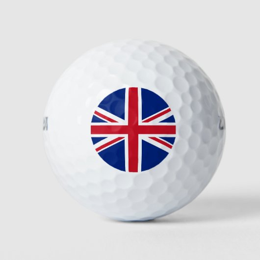 Flagge des Vereinigten Königreichs Golfball (Vorderseite)