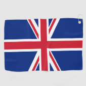 Flagge des Vereinigten Königreichs Golfhandtuch (Horizontal)