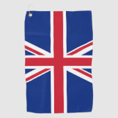 Flagge des Vereinigten Königreichs Golfhandtuch (Vorderseite)