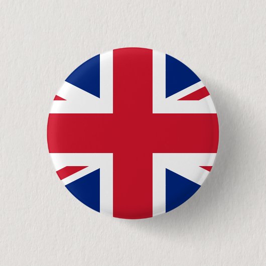 Flagge des Vereinigten Königreichs (Großbritannien Button (Vorderseite)