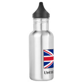 Flagge des Vereinigten Königreichs (Großbritannien Edelstahlflasche (Links)