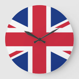 Flagge des Vereinigten Königreichs (Großbritannien Große Wanduhr