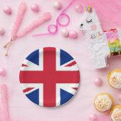 Flagge des Vereinigten Königreichs (Großbritannien Pappteller (Party)