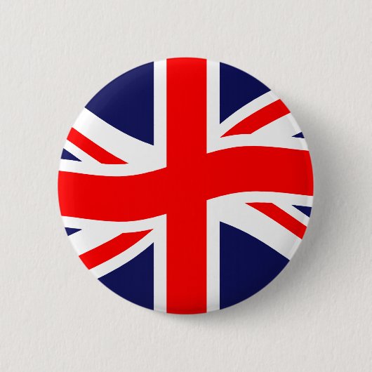 Flagge des Vereinigten Königreichs + Ihre Ideen Button (Vorderseite)