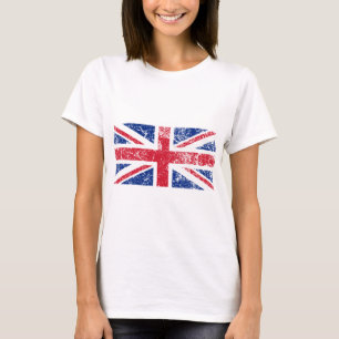 Flagge des Vereinigten Königreichs in Schwierigke T-Shirt