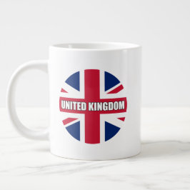 Flagge des Vereinigten Königreichs Jumbo-Tasse