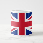Flagge des Vereinigten Königreichs Jumbo-Tasse (Vorderseite)
