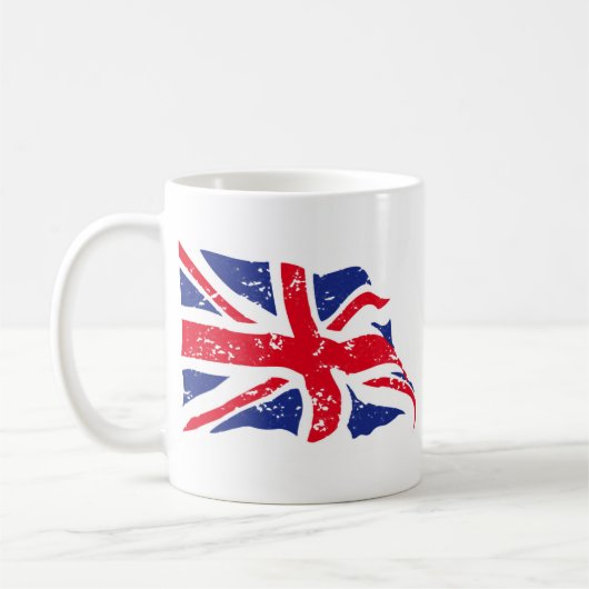 Flagge des Vereinigten Königreichs Kaffeetasse (Links)