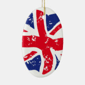 Flagge des Vereinigten Königreichs Keramik Ornament (Rechts)
