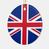 Flagge des Vereinigten Königreichs Keramik Ornament (Links)