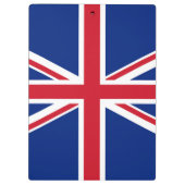 Flagge des Vereinigten Königreichs Klemmbrett (Rückseite)