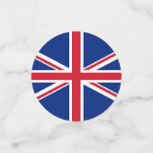 Flagge des Vereinigten Königreichs Konfetti (Klein Vorderseite)