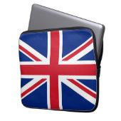 Flagge des Vereinigten Königreichs Laptopschutzhülle (Vorderseite Links)