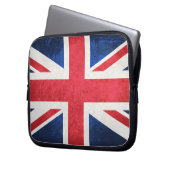 Flagge des Vereinigten Königreichs Laptopschutzhülle (Vorderseite Links)