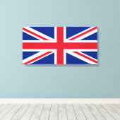 Flagge des Vereinigten Königreichs Leinwanddruck (Insitu (Holzboden))