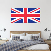 Flagge des Vereinigten Königreichs Leinwanddruck (Insitu (Schlafzimmer))