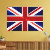 Flagge des Vereinigten Königreichs Leinwanddruck (Insitu (Wohnzimmer))