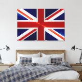 Flagge des Vereinigten Königreichs Leinwanddruck (Insitu (Schlafzimmer))