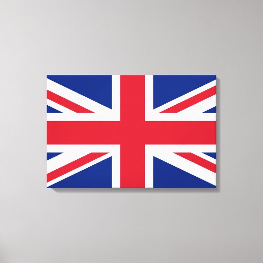 Flagge des Vereinigten Königreichs Leinwanddruck (Vorderseite)