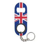 Flagge des Vereinigten Königreichs Mini Flaschenöffner (Rückseite)