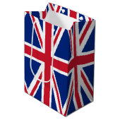Flagge des Vereinigten Königreichs Mittlere Geschenktüte (Vorderseite Schrägansicht)
