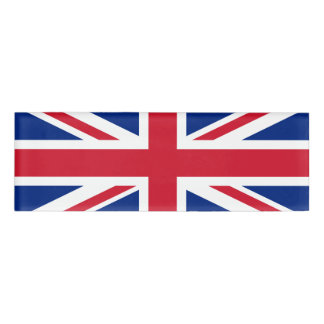 Flagge des Vereinigten Königreichs Namenschild