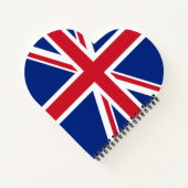 Flagge des Vereinigten Königreichs Notizblock (Rückseite)