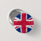 Flagge des Vereinigten Königreichs oder der Union  Button (Vorne & Hinten)