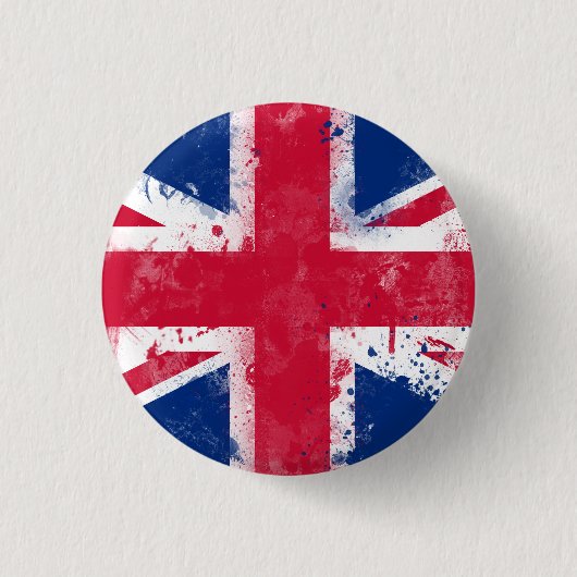 Flagge des Vereinigten Königreichs oder der Union  Button (Vorderseite)