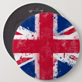 Flagge des Vereinigten Königreichs oder der Union Button (Vorne & Hinten)